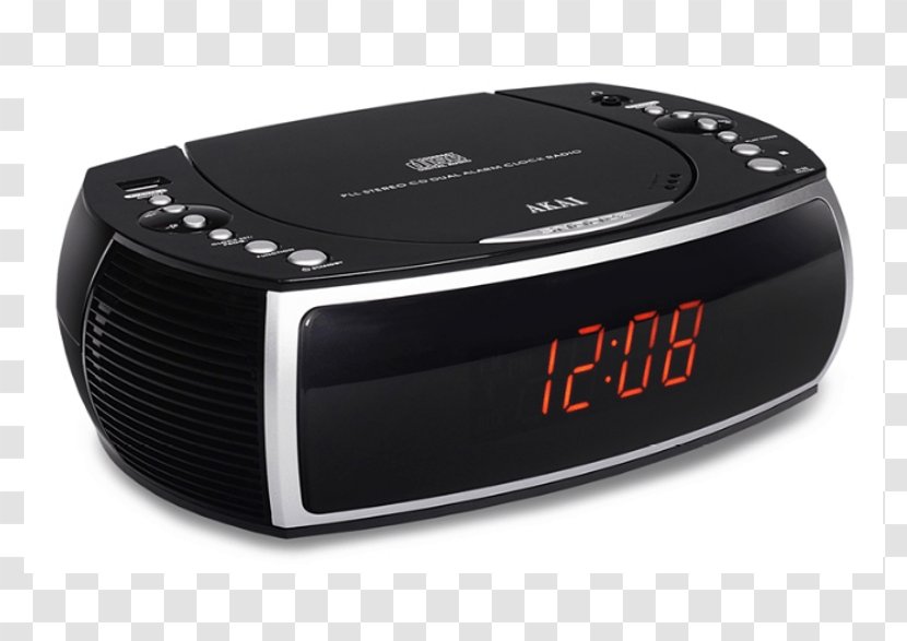 CD Player Radio FM Broadcasting Compact Disc Akai - Audio Receiver Transparent PNG