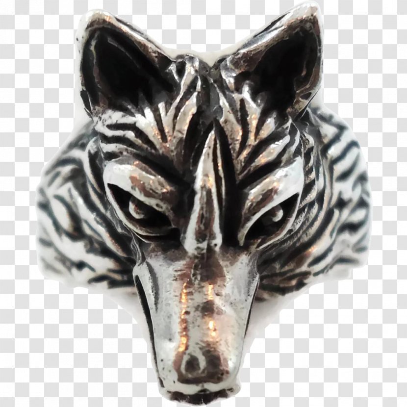 Horse Gray Wolf Sterling Silver Snout - Werewolf Transparent PNG