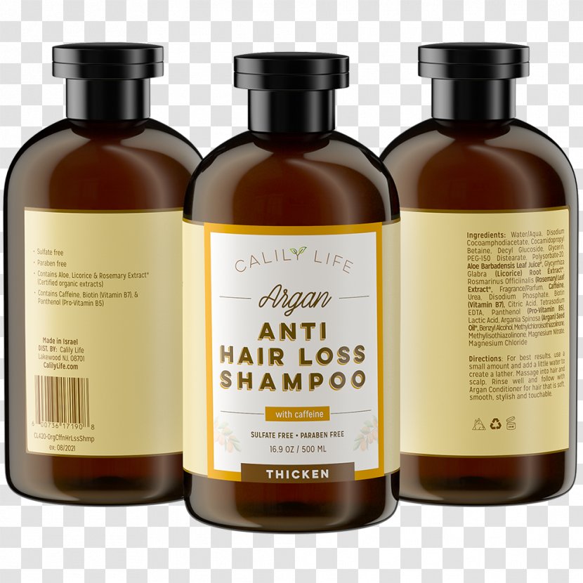 Pattern Hair Loss Shampoo Argan Oil Human Growth - Personal Care Transparent PNG