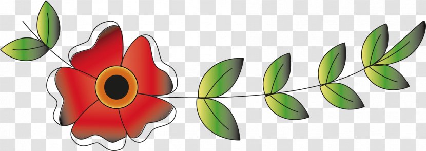 Painting Cartoon - Flower - Vector Transparent PNG
