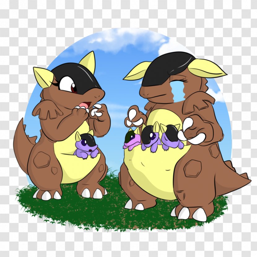 Dog Kangaskhan Horse Pokémon Cel Shading - Cartoon Transparent PNG