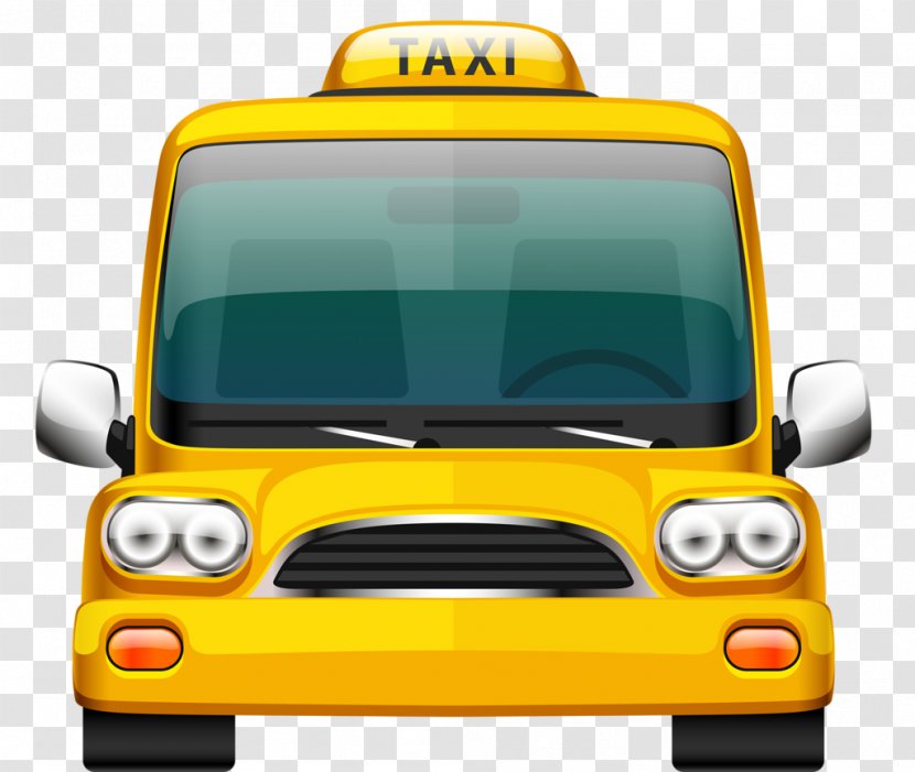 Car Taxi Trolley Clip Art - Drawing Transparent PNG