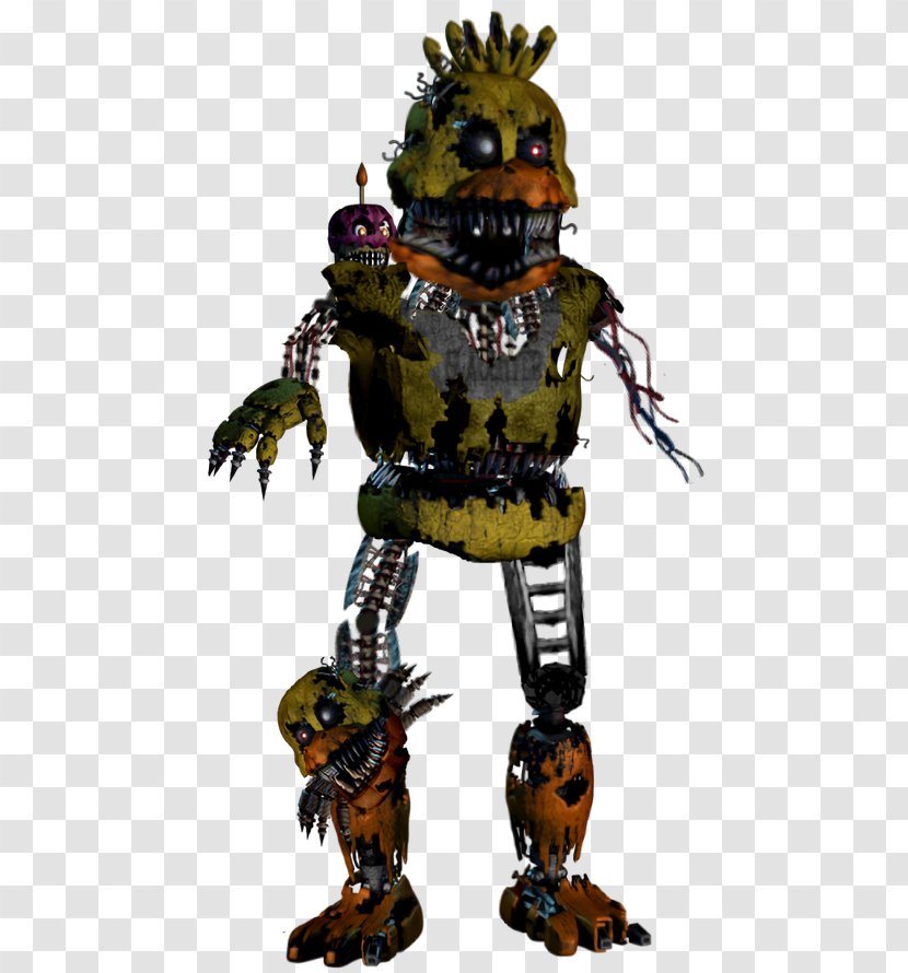 Five Nights At Freddy's 4 2 Nightmare - Figurine - Foxy Transparent PNG