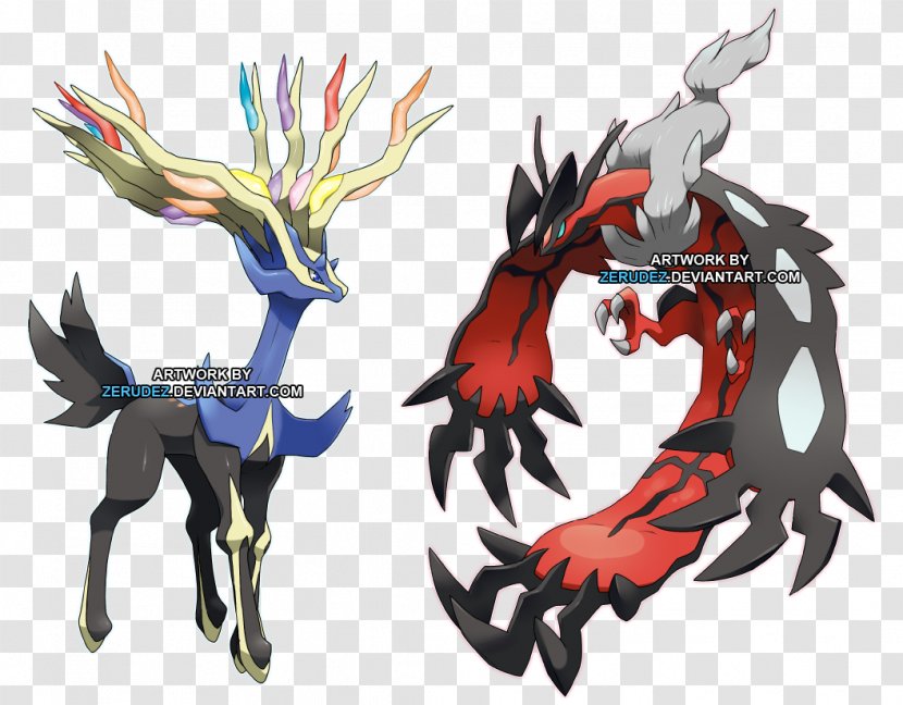 Pokémon X And Y Xerneas Yveltal Trading Card Game - Poster - Pokémon Go Transparent PNG
