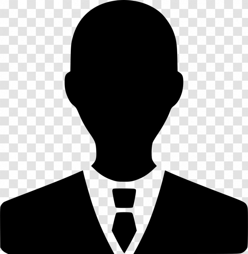 Businessperson - Male - Black And White Transparent PNG