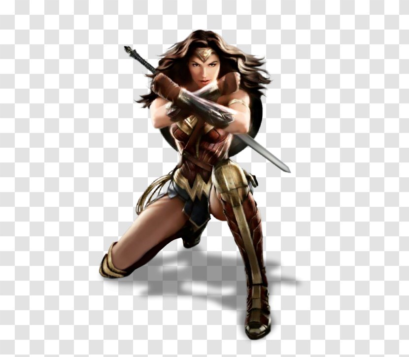 Wonder Woman Superman Batman Female Art - Batmansupermanwonder Trinity Transparent PNG