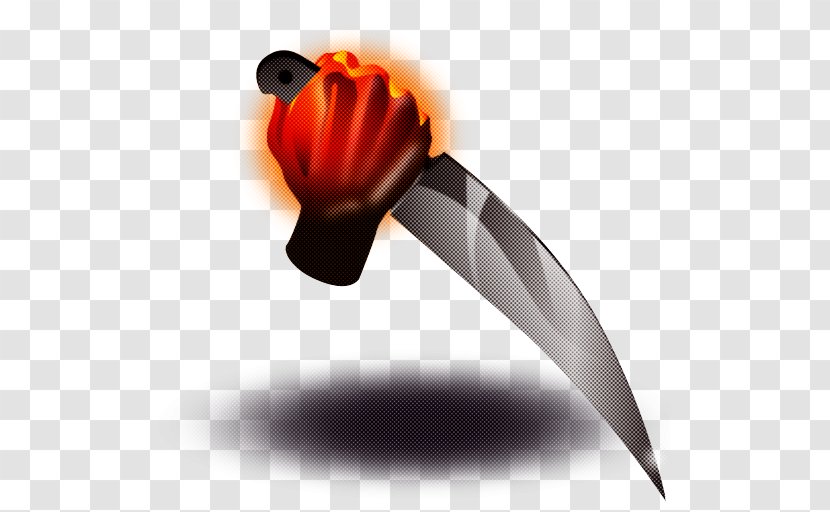 Cold Weapon Knife Plant Blade Tulip - Cutlery - Dagger Transparent PNG