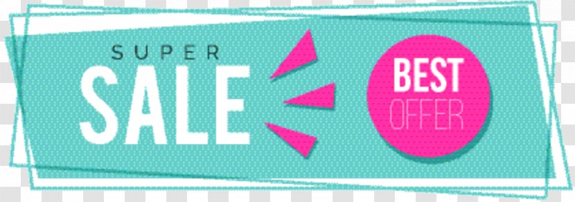 Pink Background - Label M - Banner Turquoise Transparent PNG