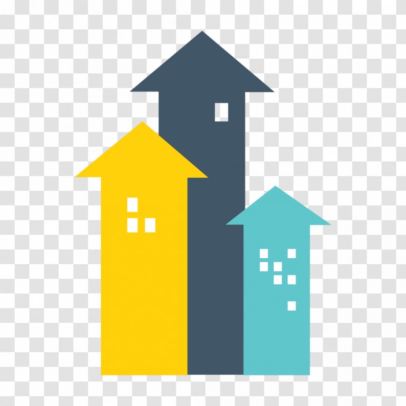 Real Estate Euclidean Vector Clip Art - Logo - Color Up Arrow Transparent PNG