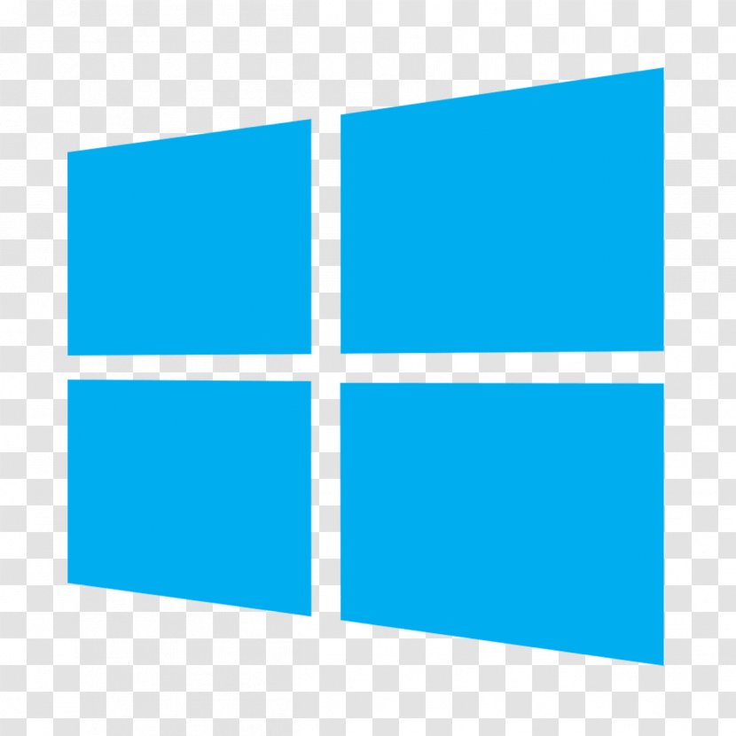 Logo Windows 8 Microsoft Store - Blue - Logos Transparent PNG