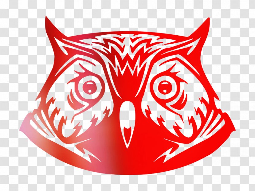 Owl Vector Graphics Royalty-free Stock Photography Illustration - Depositphotos - Red Transparent PNG