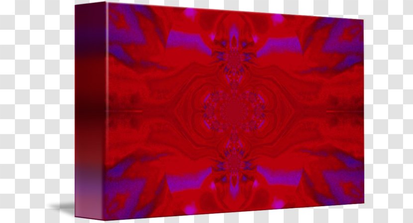 Symmetry Rectangle RED.M Pattern - Magenta - Purple Mandala Transparent PNG