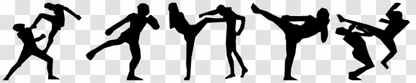 Mae Mai Muay Thai Boxing Kick Strike - Silhouette Transparent PNG