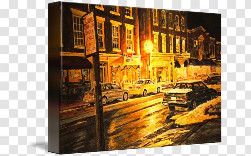 Painting Canvas Print Fine Art - Streetlight Transparent PNG