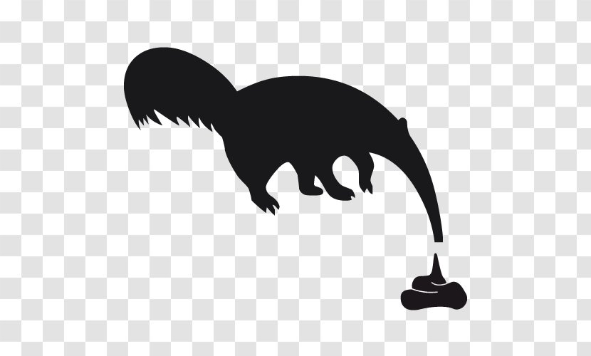 Anteater Silhouette Aardvark Clip Art - Sticker Transparent PNG