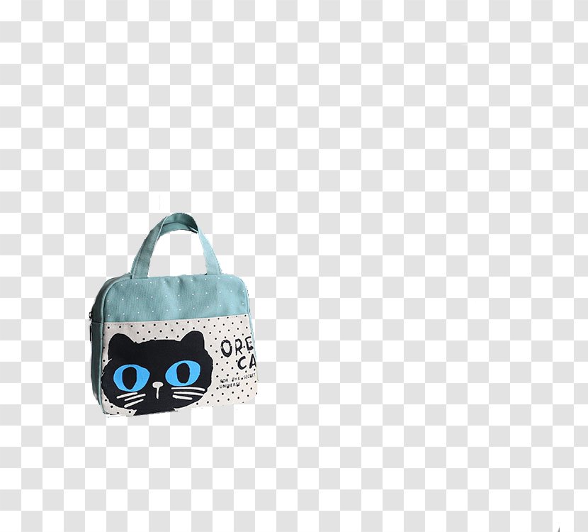 Handbag Messenger Bag Brand Turquoise Pattern - Cat Mummy Package Transparent PNG