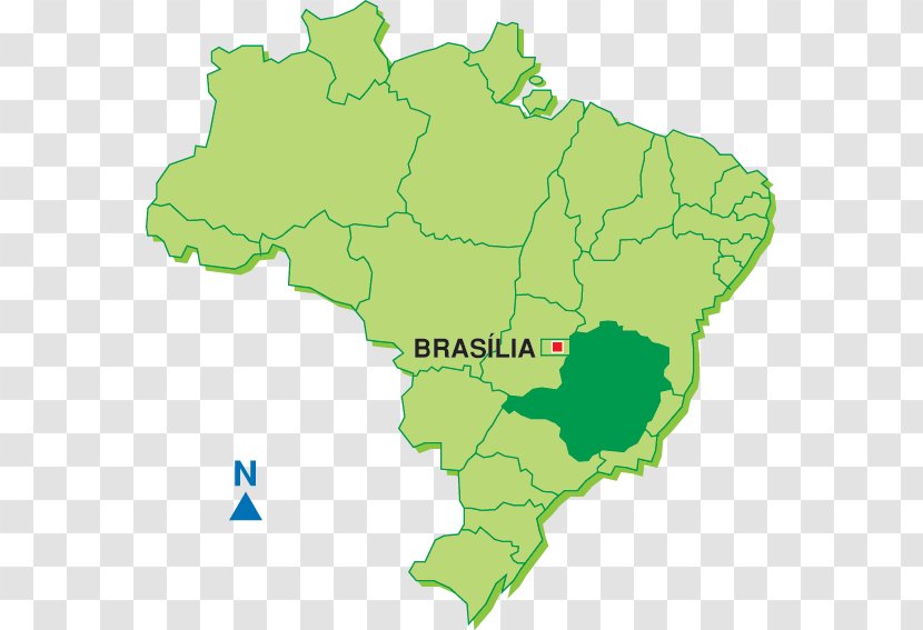 Minas Gerais Map Rio De Janeiro Cerrado São Paulo - Brazil Transparent PNG