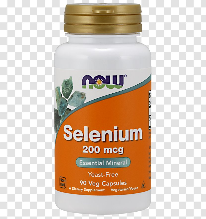 Dietary Supplement Now Foods Kelp Vitamin Selenium Tablet - E Capsules Transparent PNG
