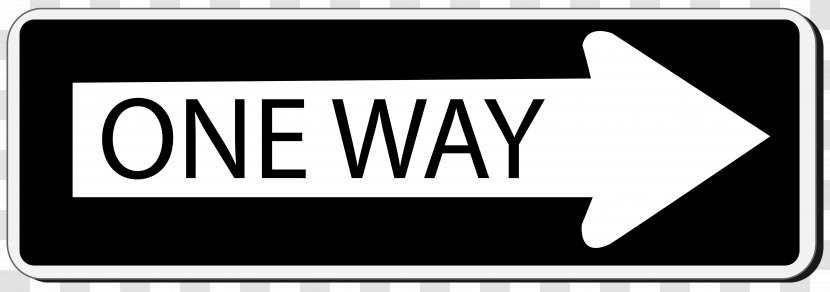 One-way Traffic Street Road Payment - Fee - Signboard Transparent PNG