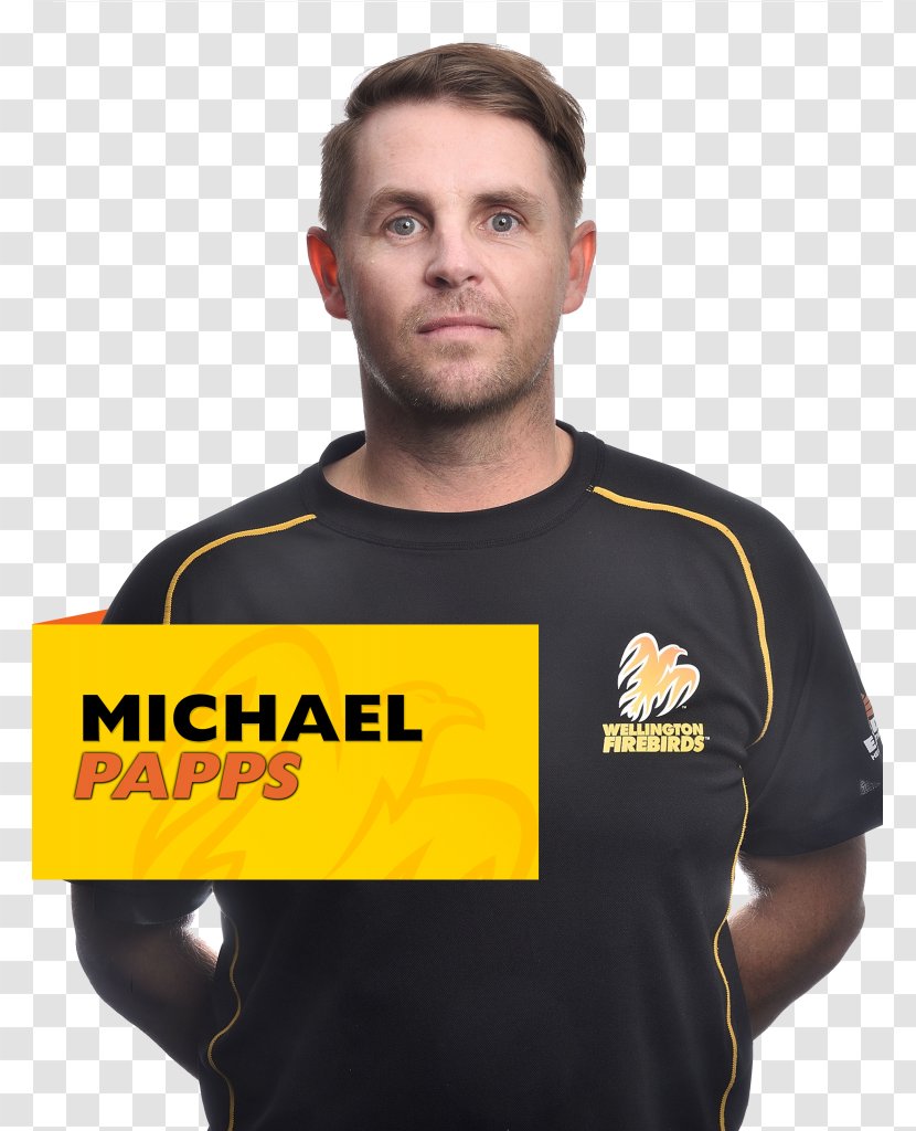 Michael Papps Wellington Cricket Team T-shirt - Brand Transparent PNG
