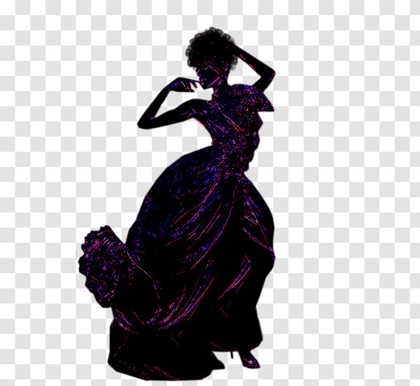 Costume Design Gown Silhouette - Dress Transparent PNG