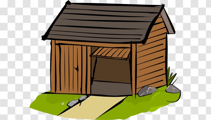 Shack House Log Cabin Clip Art - Free Content - Shed Cliparts Transparent PNG