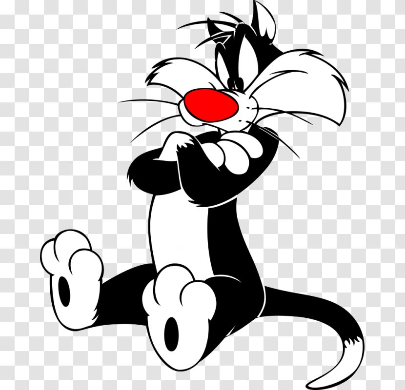 Sylvester Jr. Tweety Wildcat - Cartoon - Cat Transparent PNG