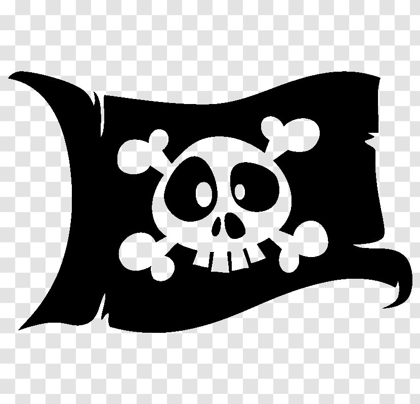 Jolly Roger Flag Piracy Skull And Crossbones Clip Art Transparent PNG