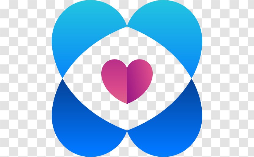 Computer Mouse - Blue - Heart Transparent PNG