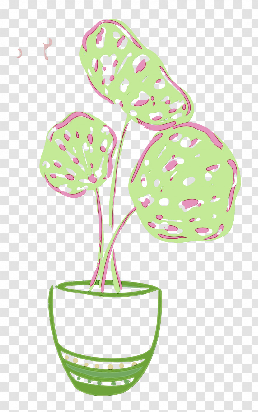Flower Plant Stem Flowerpot Green Shoe Transparent PNG