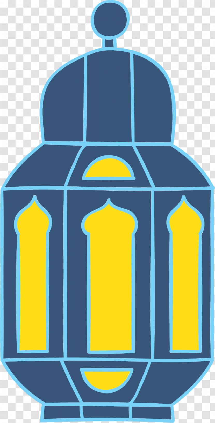 Eid Al-Fitr Al-Adha Illustration - Oil Lamp - Blue Of Al Fitr Transparent PNG