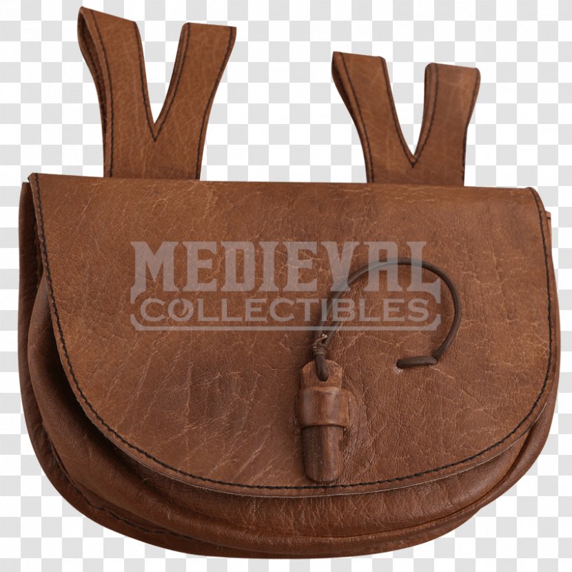 Bag Leather Middle Ages Belt Coin Purse - Buckles Transparent PNG