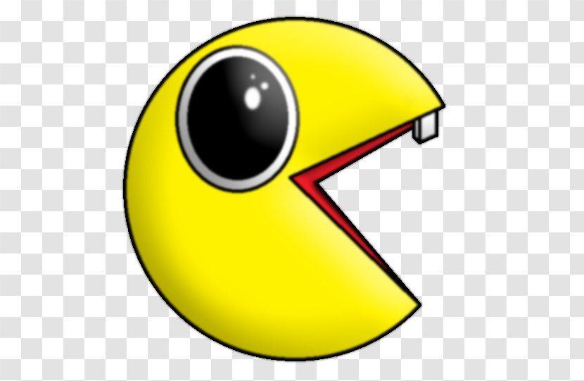 Baby Pac-Man Arcade Game - Yellow - Pacman Transparent PNG