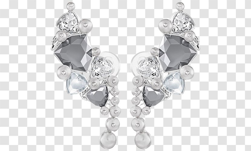 Earring Pearl Jewellery Swarovski AG Gemstone - Earrings - Jewelry Transparent PNG