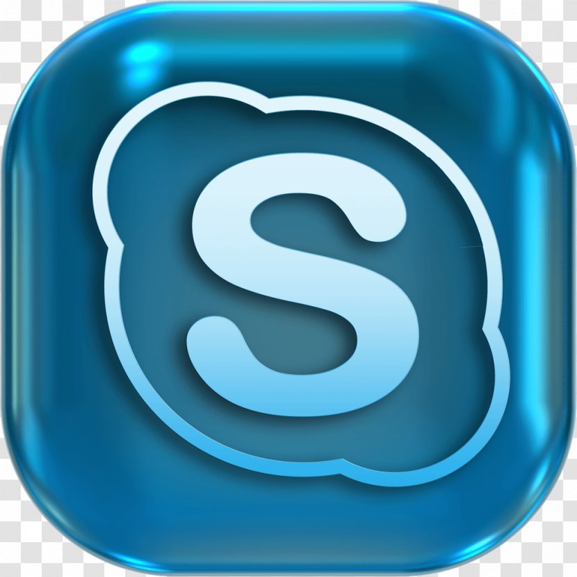 Skype For Business Instant Messaging Telephone Call WhatsApp - Electric Blue Transparent PNG