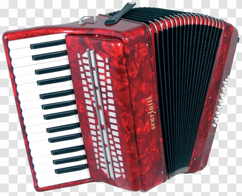 Piano Accordion Musical Instruments - Watercolor Transparent PNG