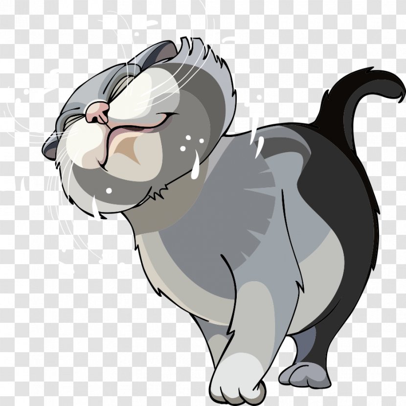 Whiskers Dog Cat Cartoon Illustration - Heart - Vector Transparent PNG