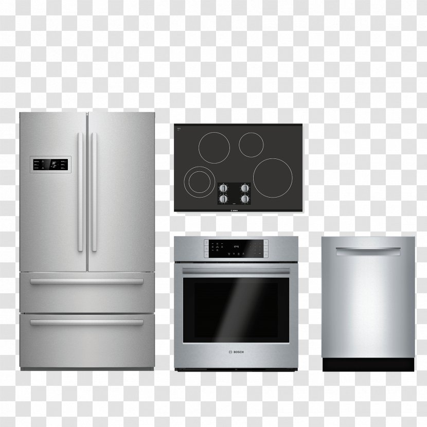 Refrigerator Robert Bosch GmbH Home Appliance Cooking Ranges Small - Kitchen Transparent PNG