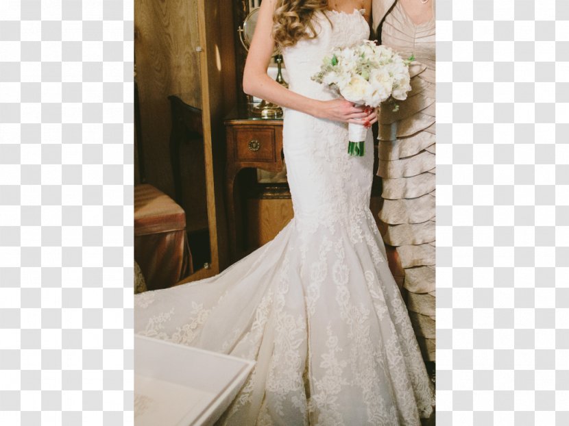 Wedding Dress Bride Flower Bouquet Marriage - Frame Transparent PNG