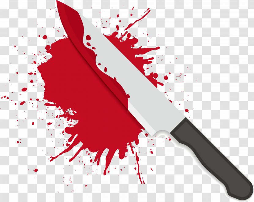 Knife Blood - Weapon - Bloody Dagger Transparent PNG