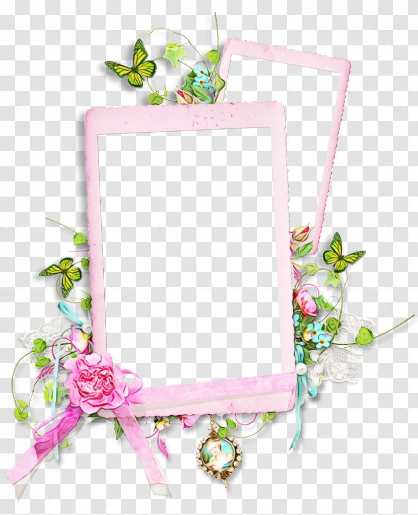 Flower Background Frame - Cut Flowers - Interior Design Picture Transparent PNG