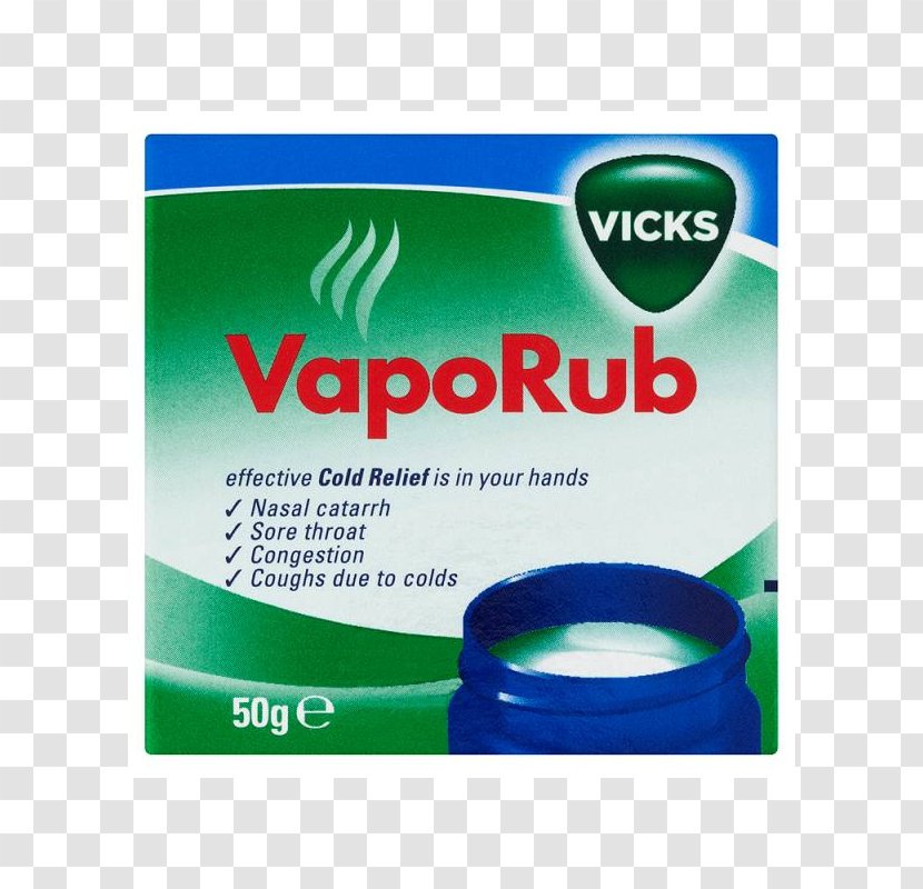 Vicks VapoRub Sinex Influenza Common Cold - Nose Transparent PNG