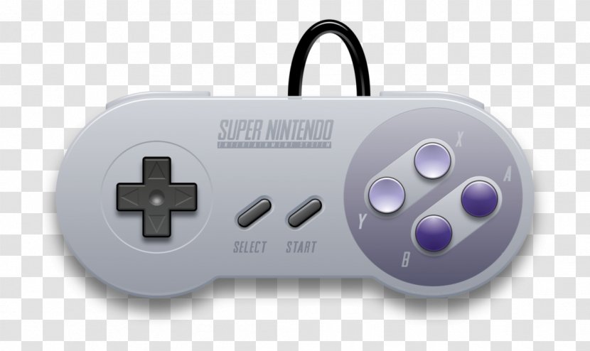 Super Nintendo Entertainment System Wii Game Controllers Video Consoles - NES Controller Cliparts Transparent PNG