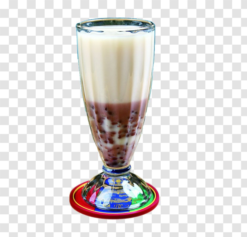 Coffee Hong Kong-style Milk Tea Bubble - Big Cup Red Bean Transparent PNG