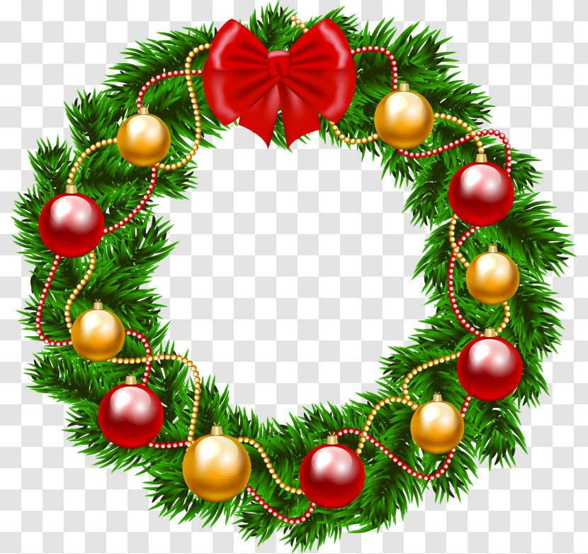 Wreath Christmas Ornament Clip Art - Stock Photography Transparent PNG