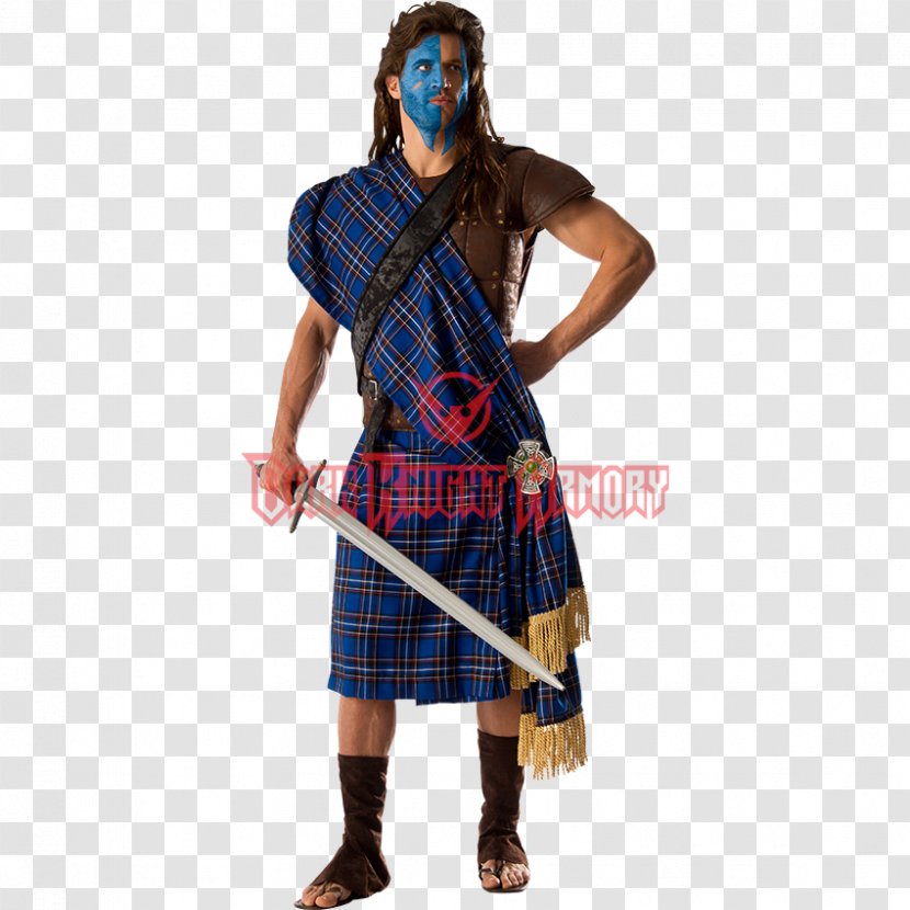 Costume Scotland Kilt Clothing Tartan - Design - Medieval Warrior Transparent PNG