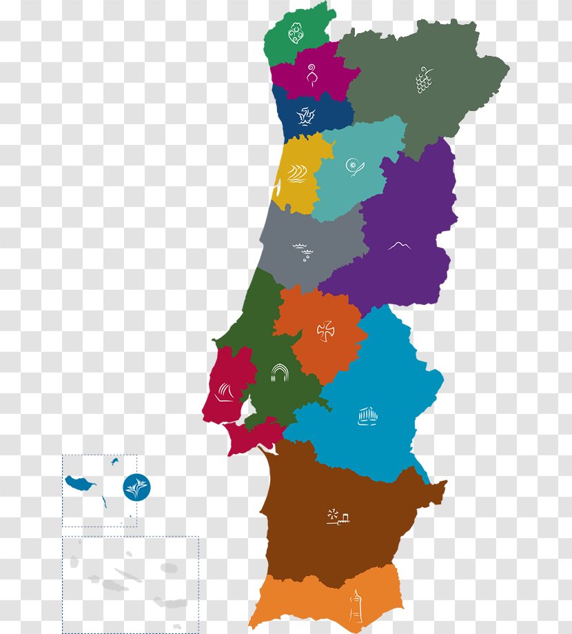 Portugal Map Stock Photography - Mapa Polityczna Transparent PNG