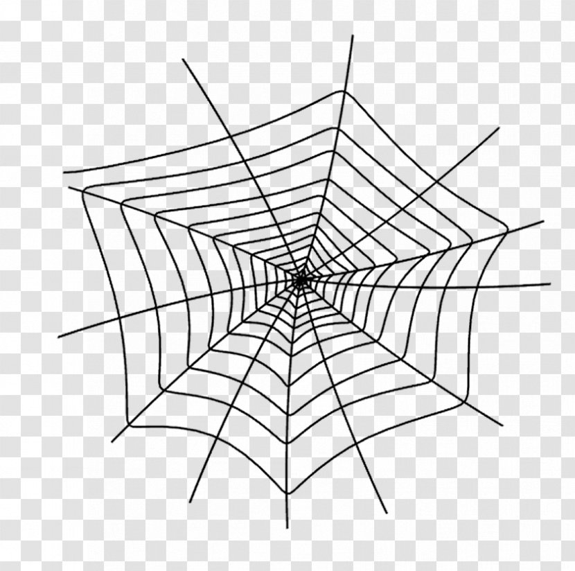 Spider Web Halloween Christmas Decoration Clip Art - Area - File Transparent PNG
