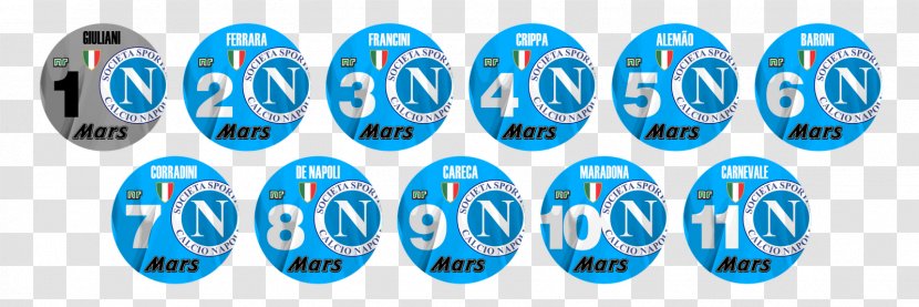 S.S.C. Napoli Button Football Serie A Bundesliga - Wigan Athletic Fc Transparent PNG