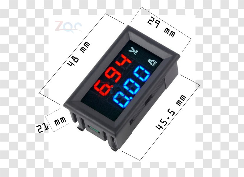 Ammeter Voltmeter Direct Current Volt-ampere - Ohmmeter Transparent PNG